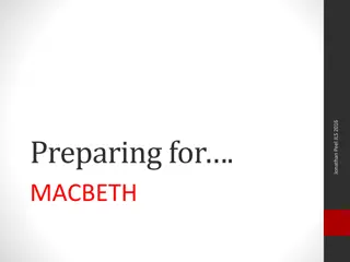 Context of Shakespeare's Macbeth for Literary Analysis