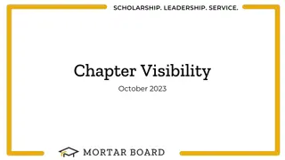 Enhancing Chapter Visibility with Scholarship, Leadership, and Service