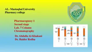 Column Chromatography: Techniques and Applications