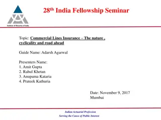 Insights on Commercial Lines Insurance in India: Challenges and Opportunities