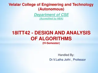 Methods for Sorting, Searching, and Problem Transformation in Algorithm Design