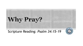 Power and Purpose of Prayer According to Scripture