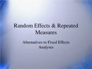 Differences Between Fixed and Random Effects in Research Design