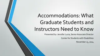 Graduate Student Accommodations Overview