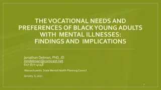 Vocational Needs of Black Young Adults with Mental Illnesses