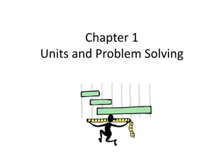 Units and Problem Solving in Physics