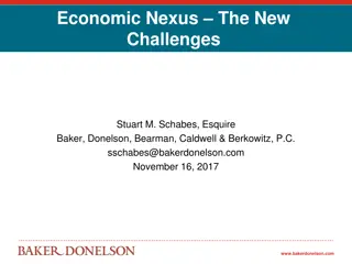 Economic Nexus and State Taxation Laws