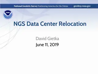 NGS Data Center Relocation Plan and Timeline