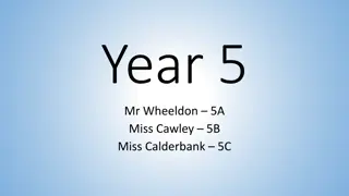 Year 5 School Updates and Expectations for Students and Parents