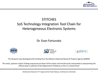 Technology Integration Tool Chain for Heterogeneous Electronic Systems
