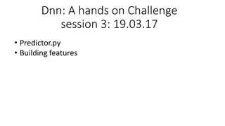 Hands-On Challenge Session 3 Predictor.py Building Features