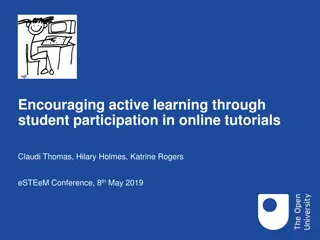 Active Learning Strategies in Online Tutorials for Mathematics Students