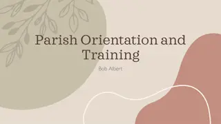 Parish Orientation and Training: Growth, Lectionary Use, and Church Year Overview