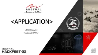 Create Innovative Solutions for Challenges at Mistral Solutions