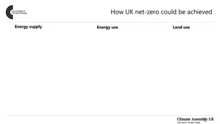 Achieving Net-Zero in the UK: Energy Supply, Usage, and Land Management