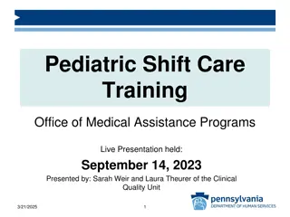 Pediatric Shift Care Training for Healthcare Professionals