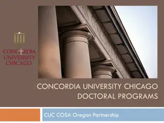 Concordia University Chicago Doctoral Programs Overview