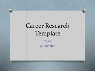 Exploring Career Paths with Research and Interviews
