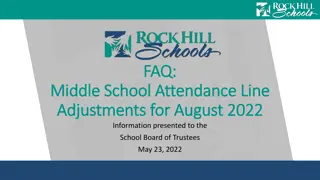 Rock Hill School Attendance Zone Adjustments August 2022
