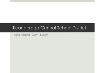 Ticonderoga Central School District Financial Overview 2019