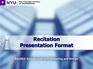 Effective Lab Presentation Format for Engineering Experiment Reports