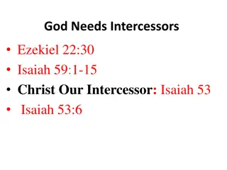 God Needs Intercessors: Prayer Points for Government Officials