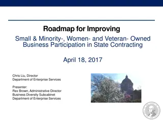 Roadmap for Improving Small & Minority-Owned Business Participation