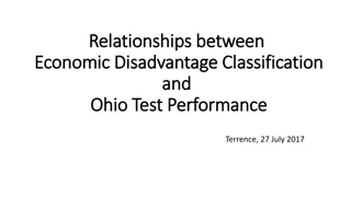 The Connection Between Economic Disadvantage Classification and Ohio Test Performance