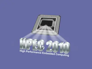 MIT Lincoln Laboratory HPEC 2010 Workshop Information