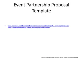 Event Partnership Proposal Template and Tips for Success