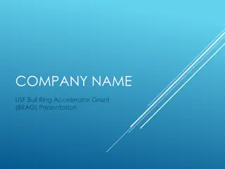 Innovative Technology Commercialization Strategy for BRAG Presentation