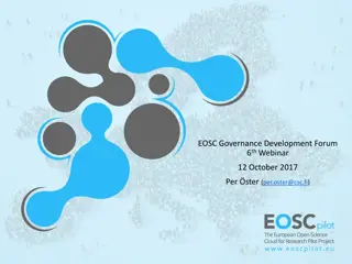 EOSC Governance Development Forum Principles