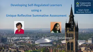 Developing Self-Regulated Learners Through Reflective Summative Assessment