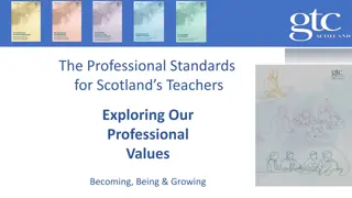 Exploring Professional Standards for Teachers in Scotland