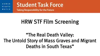 Unveiling The Real Death Valley: Migrant Deaths in South Texas