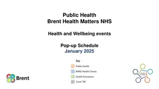 Brent Health Matters January 2025 Events Schedule