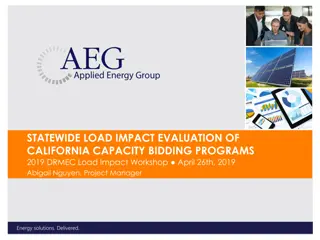 California Capacity Bidding Programs 2019 - Evaluation Insights & Program Details