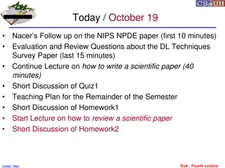 Effective Strategies for Reading and Writing Scientific Papers