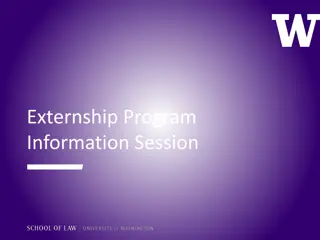 Externship Program Information and Guidelines at UW Law School