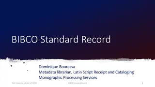 Program for Cooperative Cataloging at Yale University Library