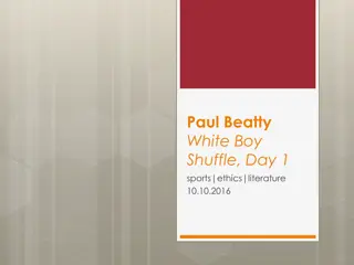 Exploring Paul Beatty's White Boy Shuffle and Literary Themes