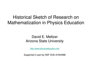 Mathematization in Physics Education: A Historical Overview