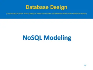 NoSQL Data Modeling Techniques