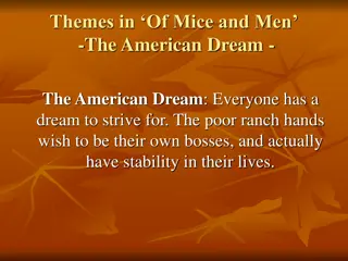 American Dream in Of Mice and Men