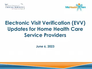 Electronic Visit Verification (EVV) Updates - Home Health Care Services Provider