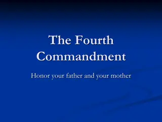 Fourth Commandment: Honoring Parents and Authorities