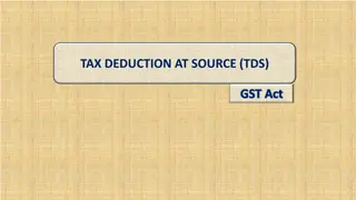 GST and TDS in India