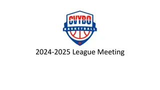 2024-2025 League Meeting and CVYBO Board Members Information