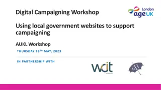 Utilizing Local Government Websites for Effective Campaigning Workshop