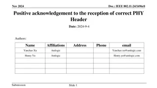 Enhancing MAC Acknowledgement Scheme for IEEE 802.11-24/1696r0
